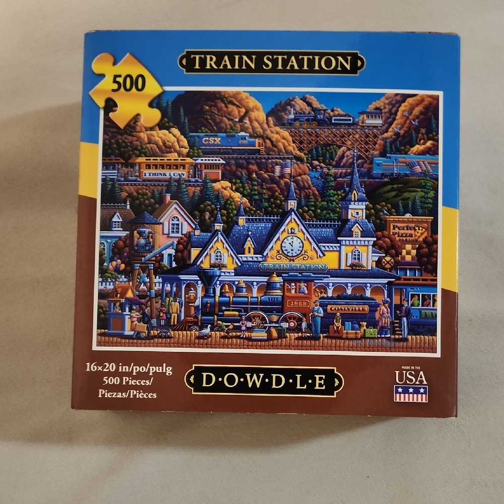 Dowdle Train Station Puzzle - 500 Pieces